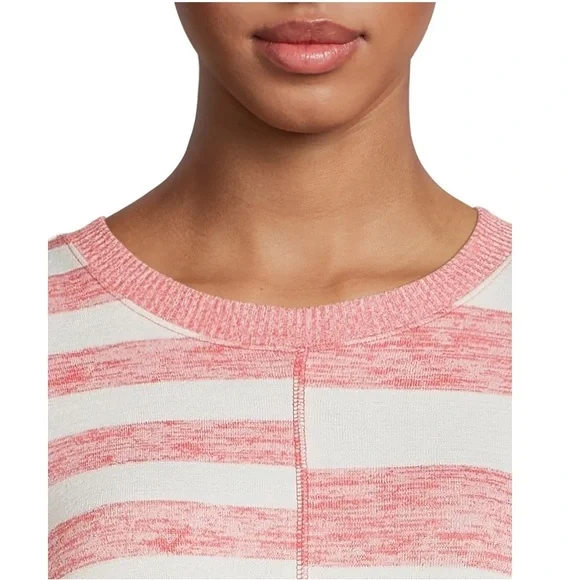 Time & Tru Hacci Knit Pullover Oversized Small - Picture 2 of 14